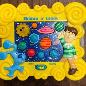 VTG Nick Jr. Blues Clues Skidoo N Learn Planets Electronic Game TESTED WORKS